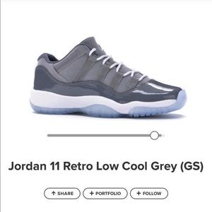 Jordan 11 Retro Low Cool Grey